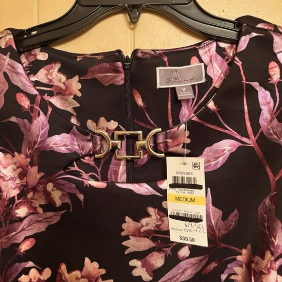 NWT SIZE MEDIUM JM COLLECTION SLEEVELESS DRESS - Picture 2 of 7